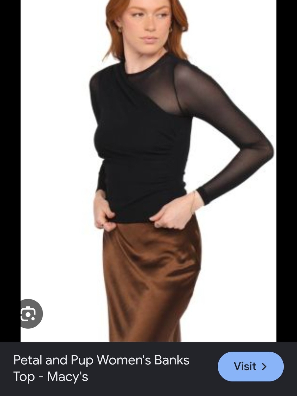 black dress top